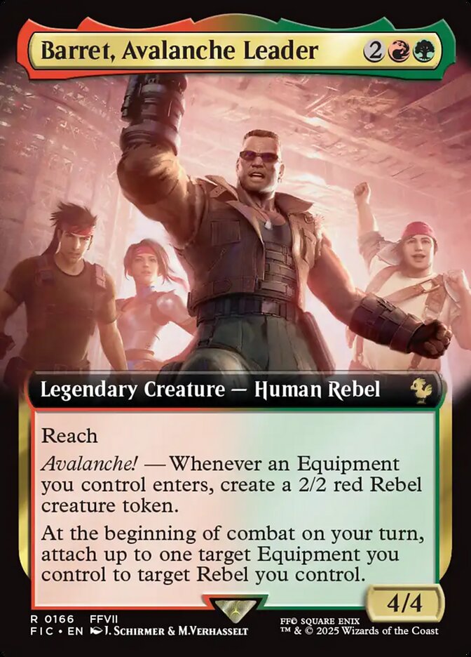 Barret, Avalanche Leader - Final Fantasy Commander