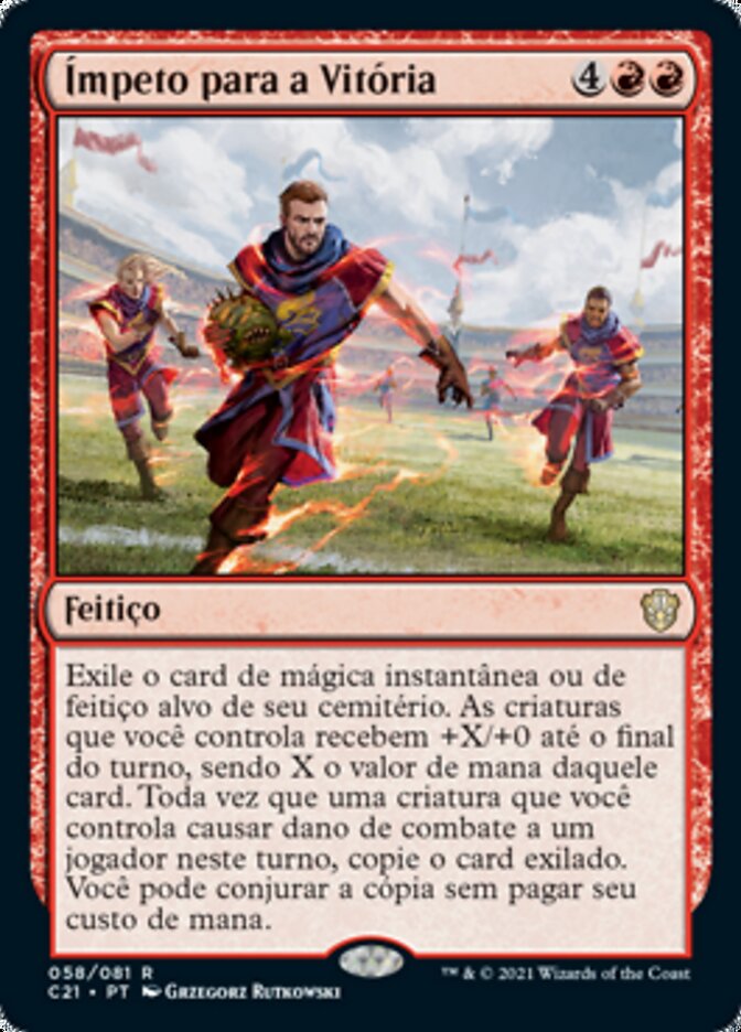 Ímpeto para a Vitória - Commander 2021