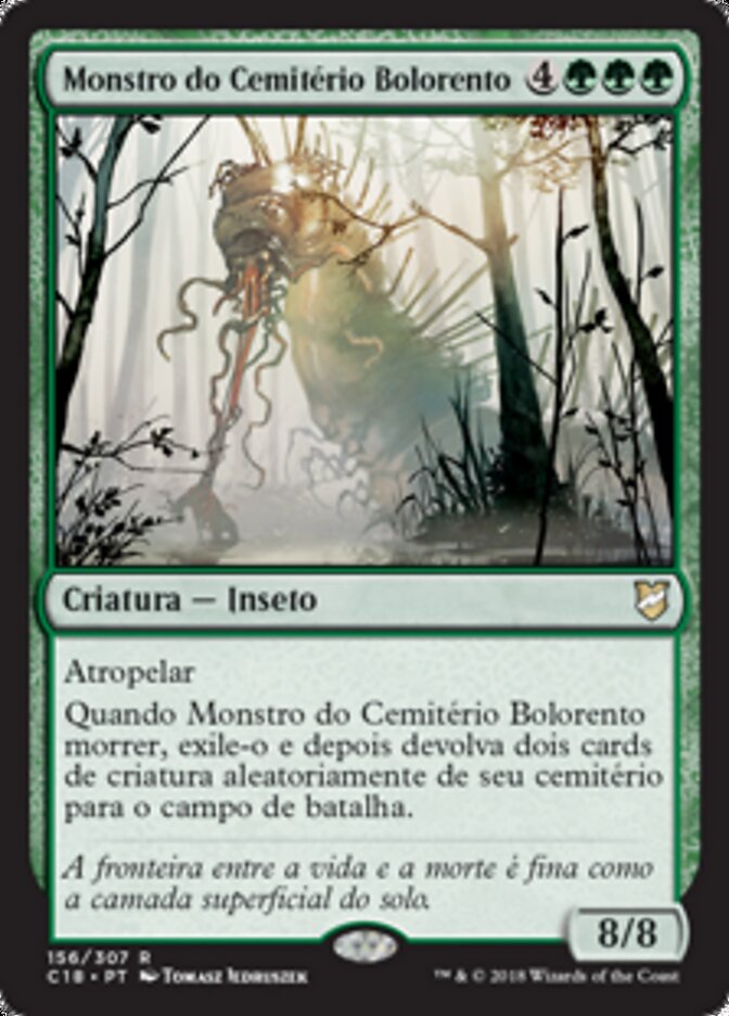 Monstro do Cemitério Bolorento - Commander 2018