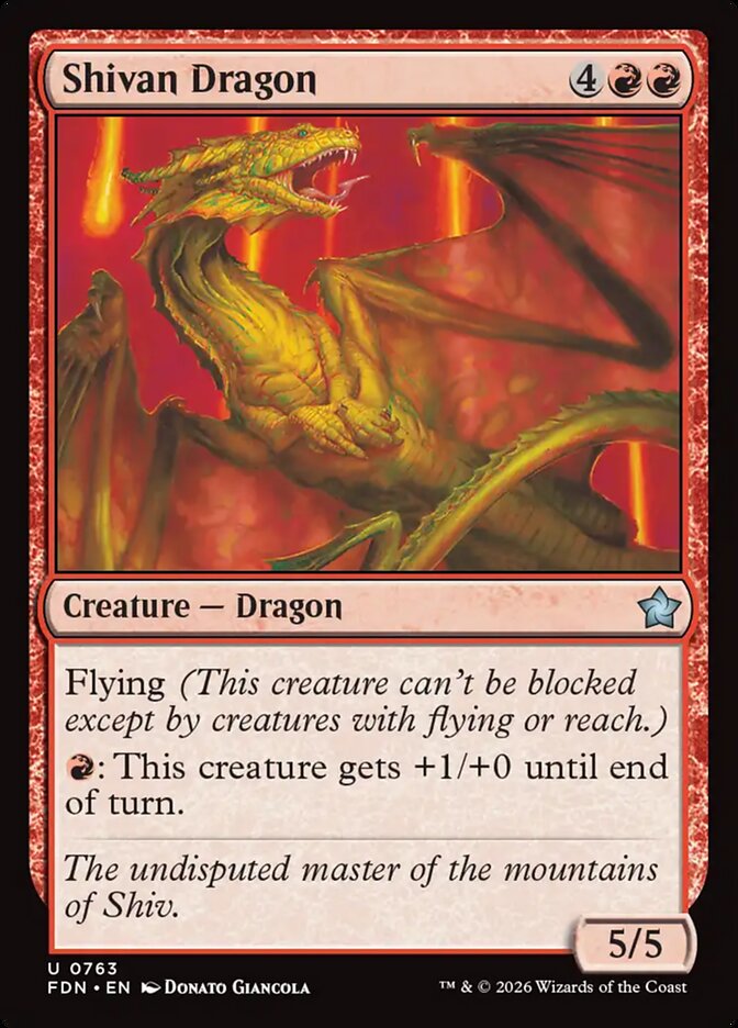 Shivan Dragon - Foundations