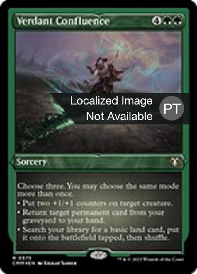 Confluência Verdejante - Commander Masters