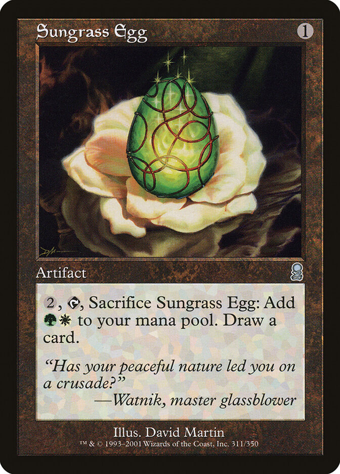 Sungrass Egg, Odyssey (Divulgação/Wizards of the Coast)