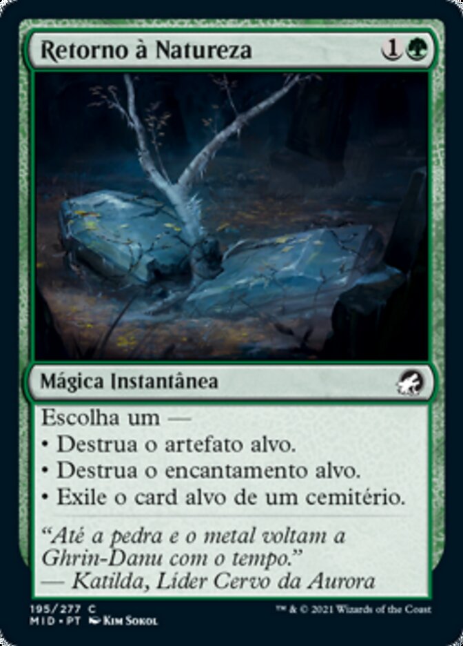 Retorno à Natureza - Innistrad: Midnight Hunt