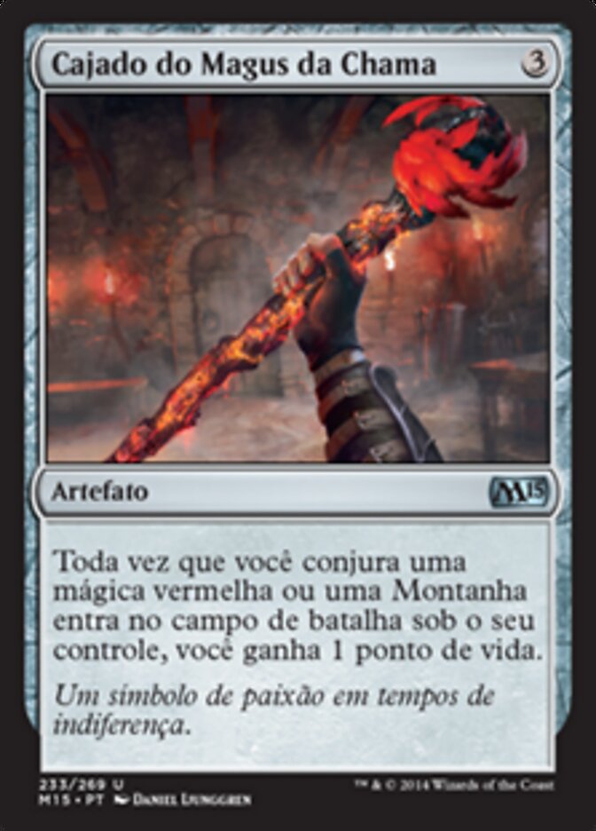 Cajado do Magus da Chama - Magic 2015
