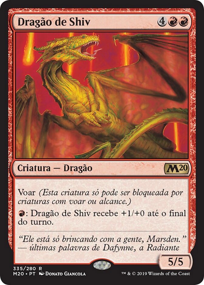 Dragão de Shiv - Core Set 2020