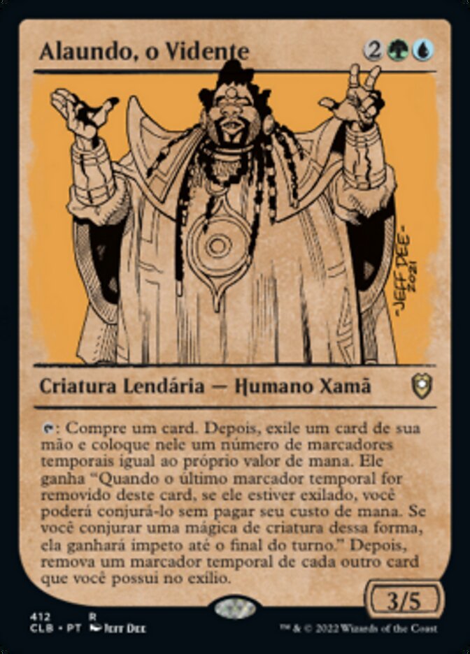 Alaundo, o Vidente - Commander Legends: Battle for Baldur's Gate