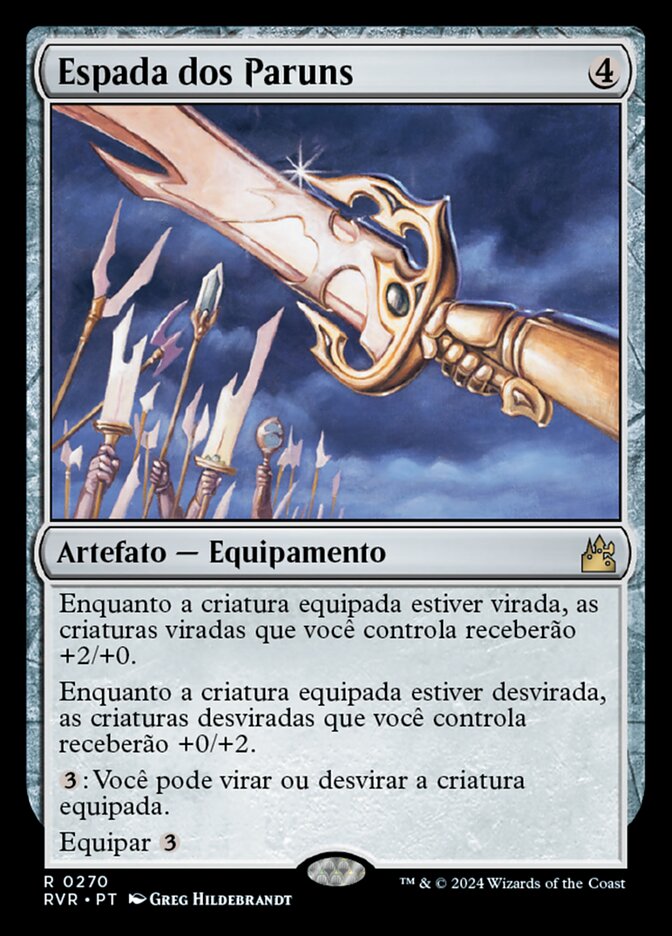 Espada dos Paruns - Ravnica Remastered