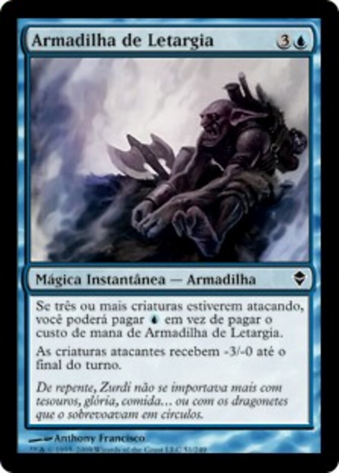 Armadilha de Letargia - Zendikar