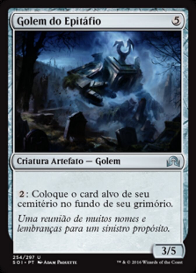 Golem do Epitáfio - Shadows over Innistrad