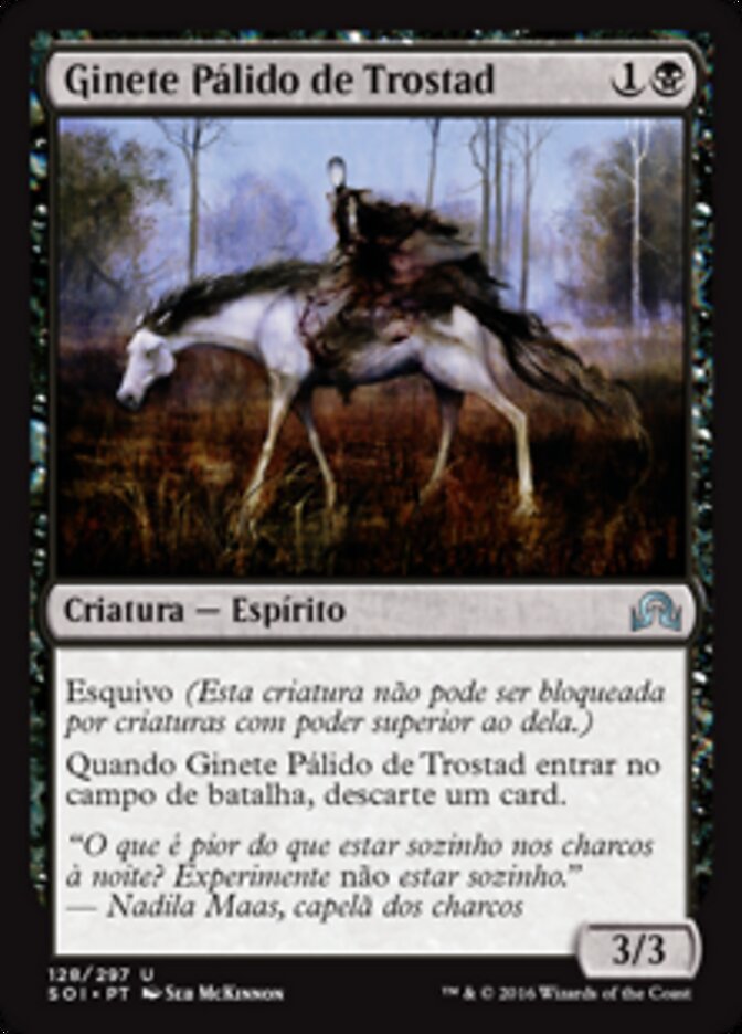 Ginete Pálido de Trostad - Shadows over Innistrad