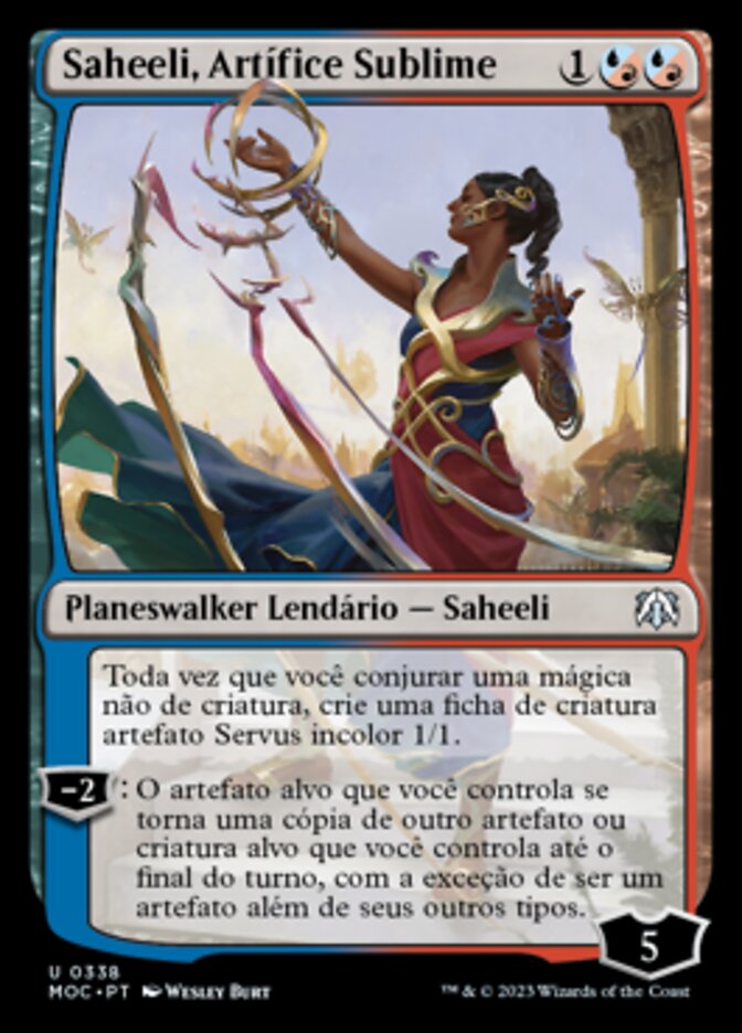Saheeli, Artífice Sublime - March of the Machine Commander