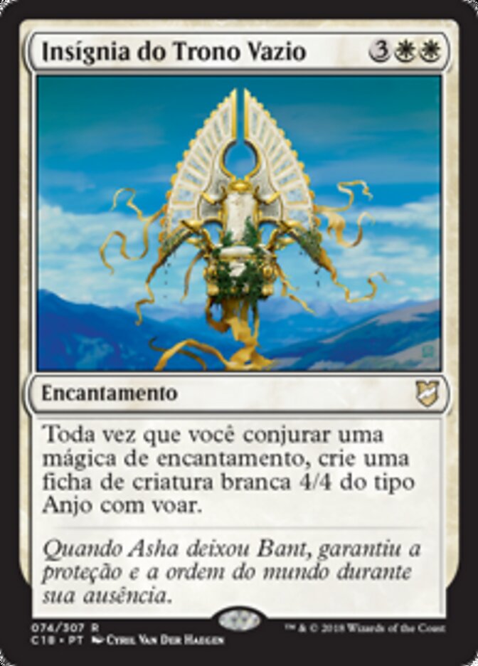 Insígnia do Trono Vazio - Commander 2018