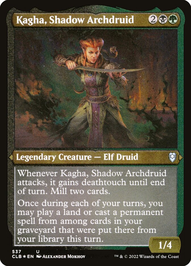 Kagha, Shadow Archdruid - Commander Legends: Battle for Baldur's Gate