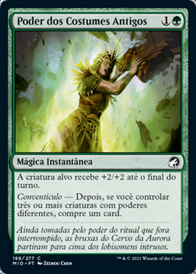 Poder dos Costumes Antigos - Innistrad: Midnight Hunt