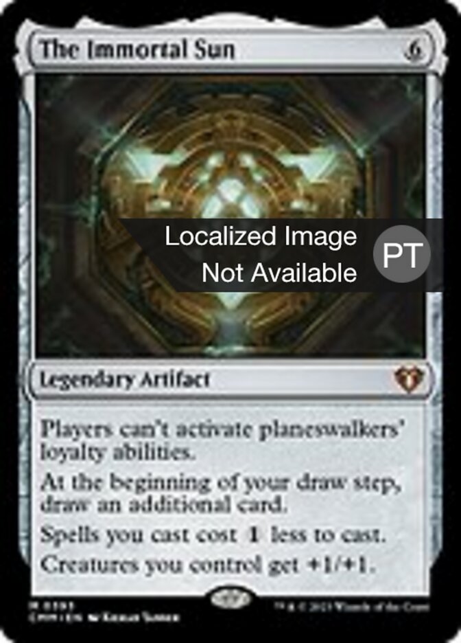 O Sol Imortal - Commander Masters