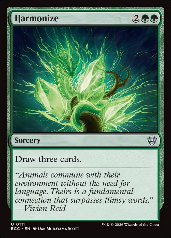 Harmonize - Lorwyn Eclipsed Commander