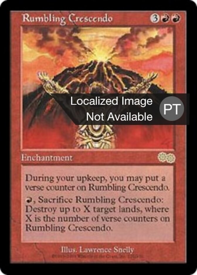 Estrondo Retumbante - Urza's Saga