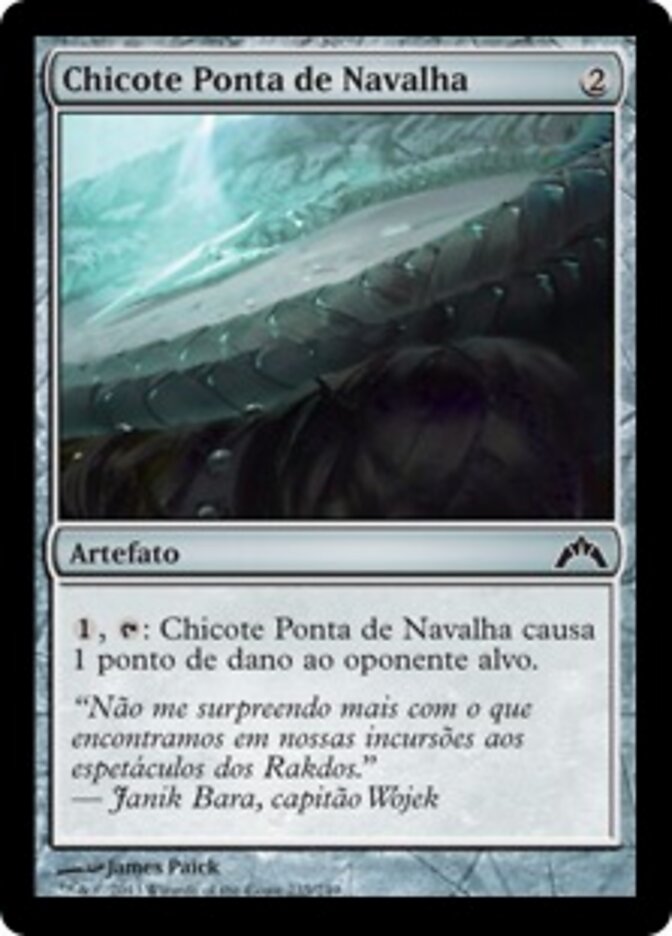 Chicote Ponta de Navalha - Gatecrash