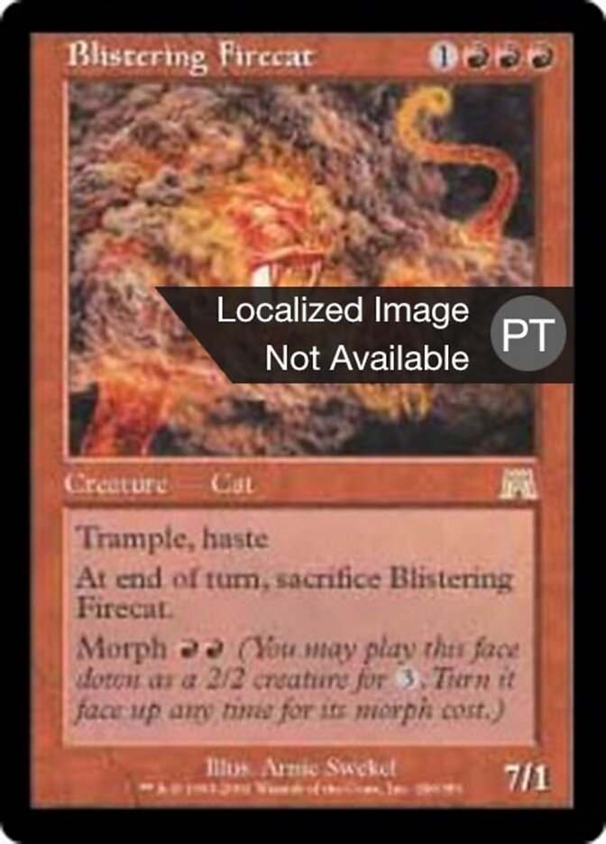 Gato Ígneo Empolado - Onslaught