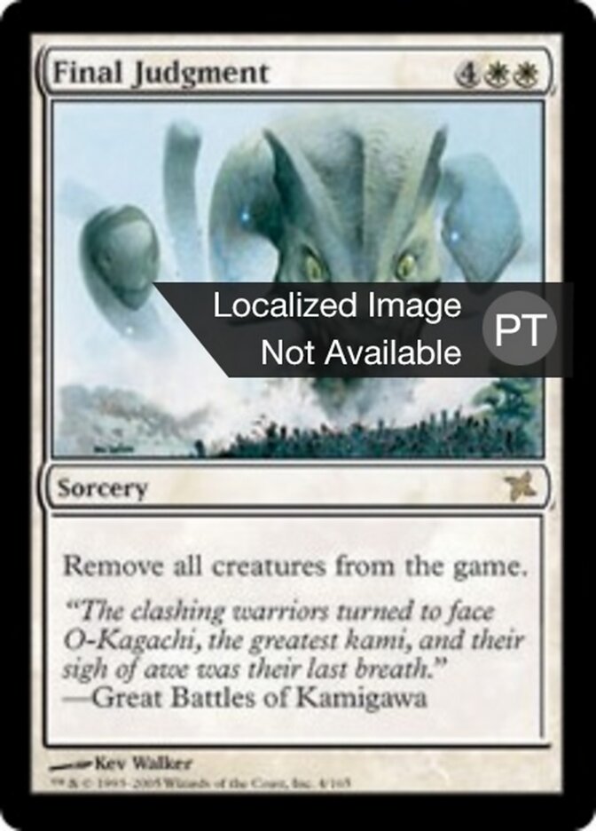 Julgamento Final - Betrayers of Kamigawa