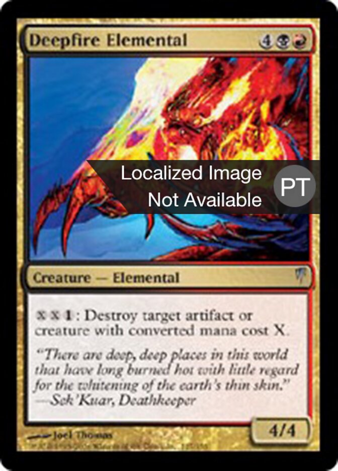 Elemental do Fogo Profundo - Coldsnap