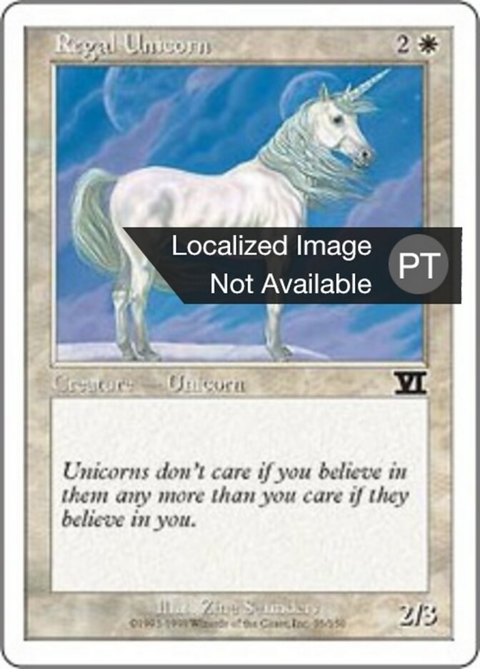 Unicórnio Real - Classic Sixth Edition