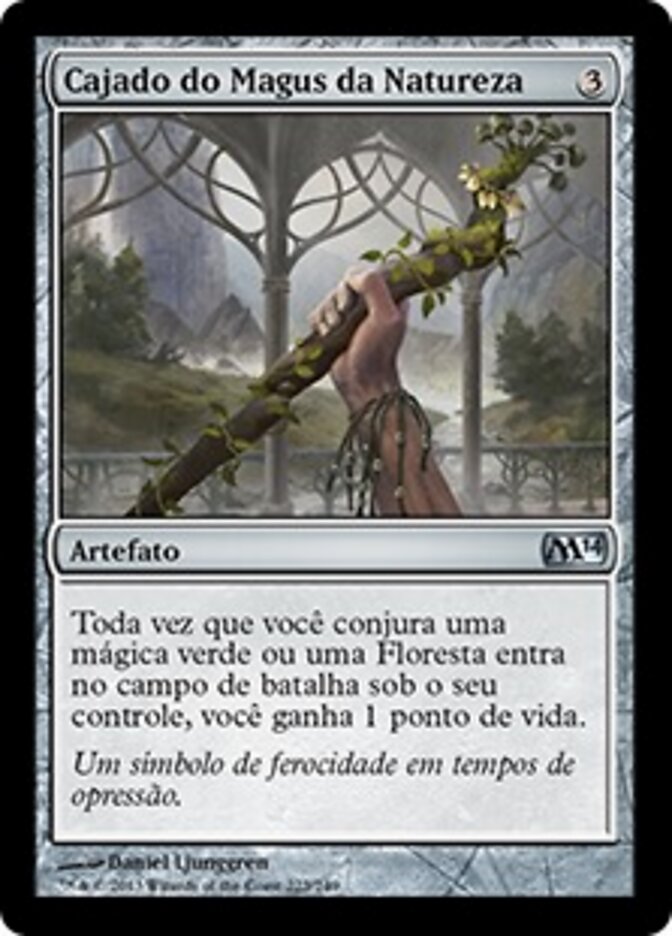 Cajado do Magus da Natureza - Magic 2014
