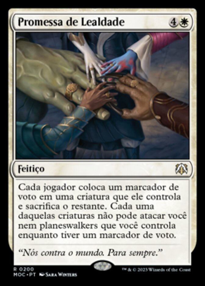 Promessa de Lealdade - March of the Machine Commander