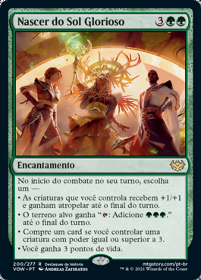 Nascer do Sol Glorioso - Innistrad: Crimson Vow