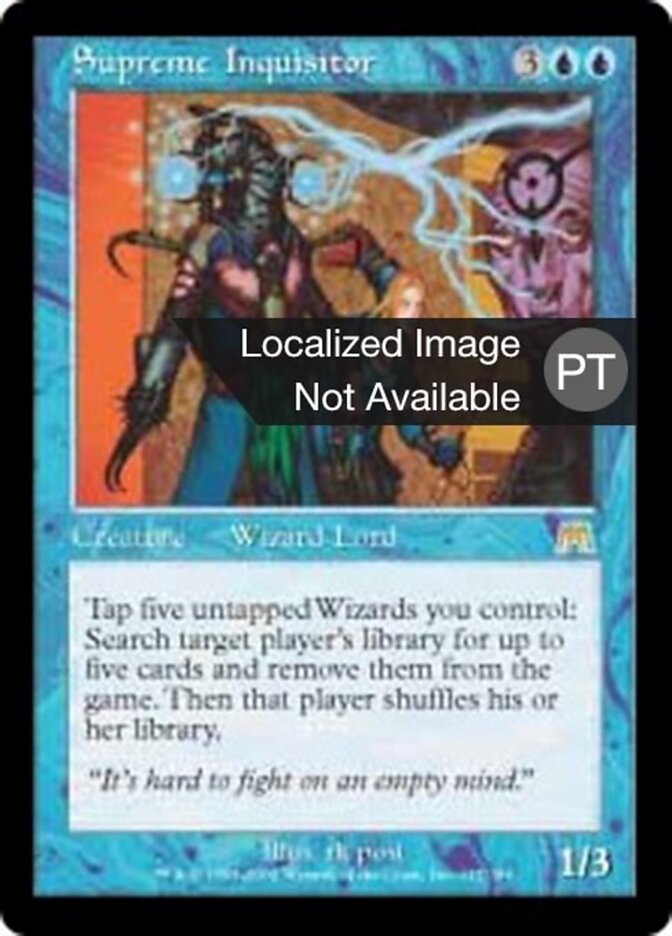Inquisidor Supremo - Onslaught