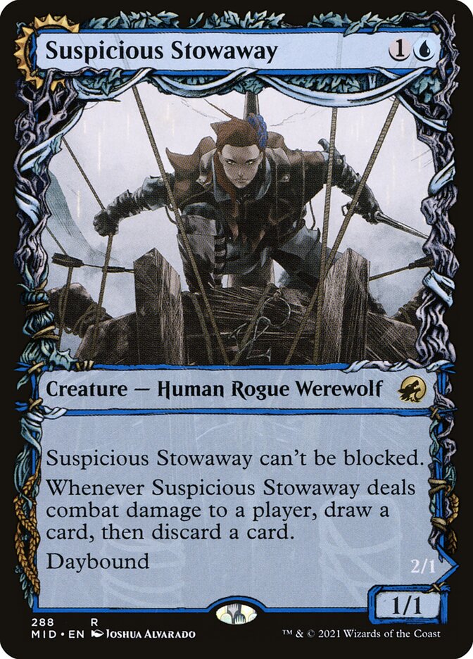 Suspicious Stowaway // Seafaring Werewolf - Innistrad: Midnight Hunt