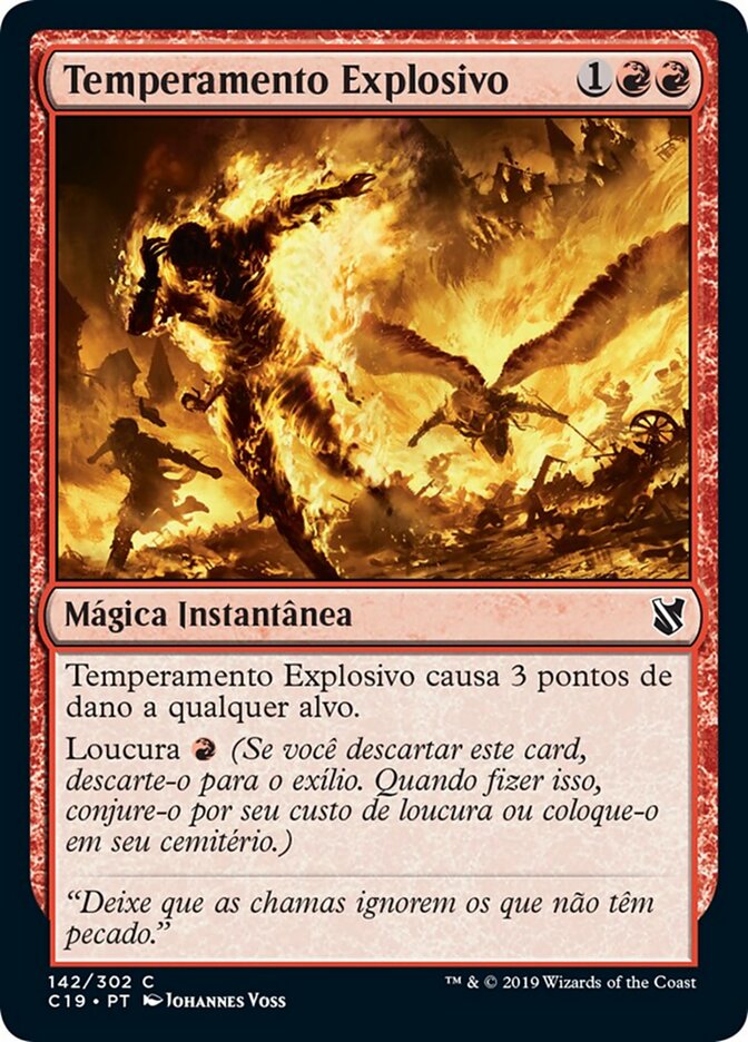 Temperamento Explosivo - Commander 2019