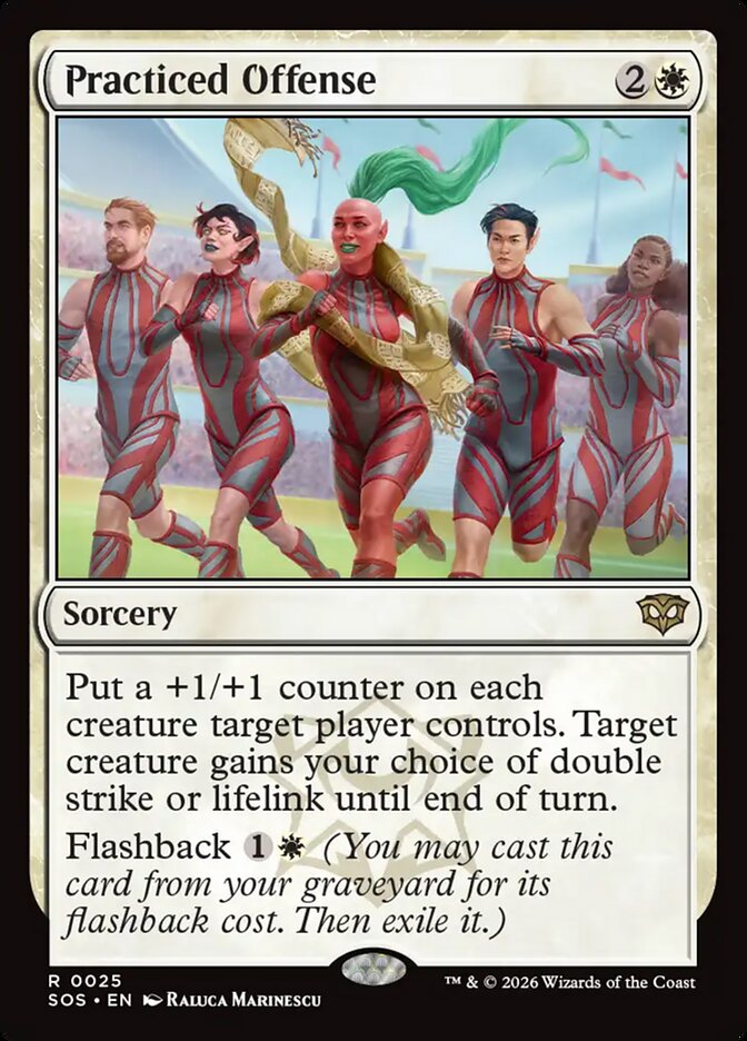 Practiced Offense, Secrets of Strixhaven (Divulgação/Wizards of the Coast)