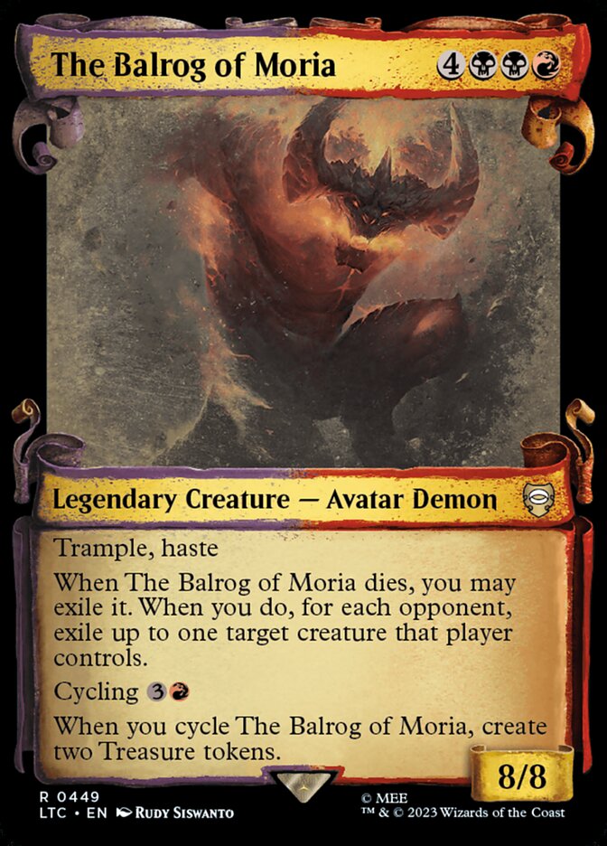 The Balrog of Moria - Tales of Middle-earth Commander