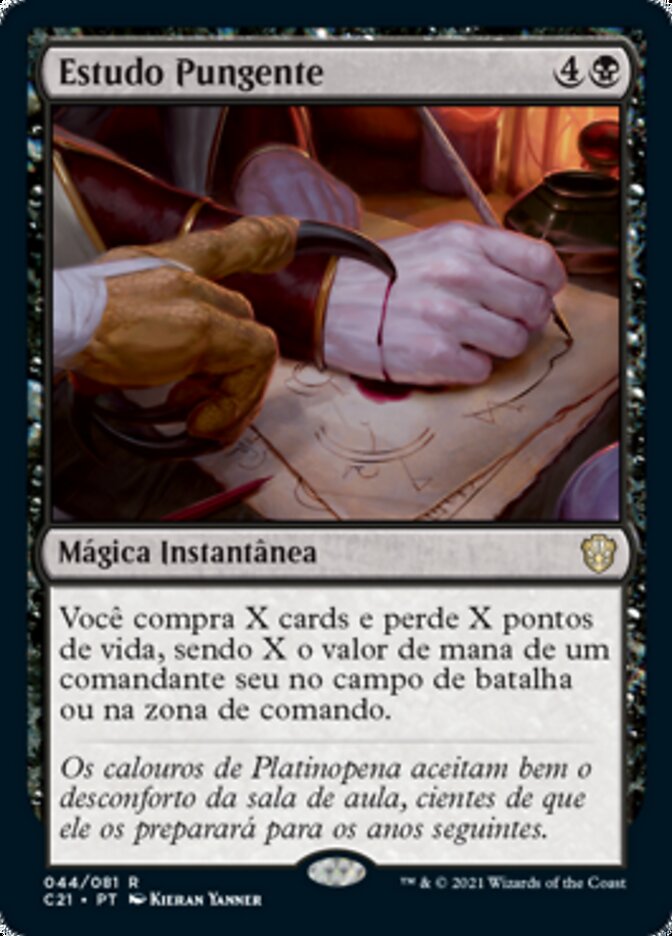 Estudo Pungente - Commander 2021