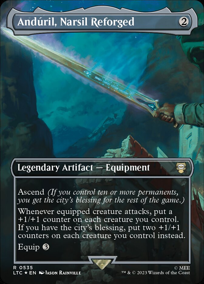 Andúril, Narsil Reforged - Tales of Middle-earth Commander