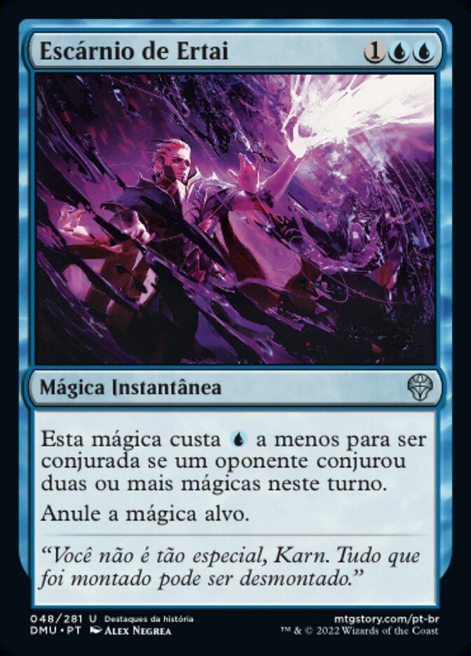 Escárnio de Ertai - Dominaria United