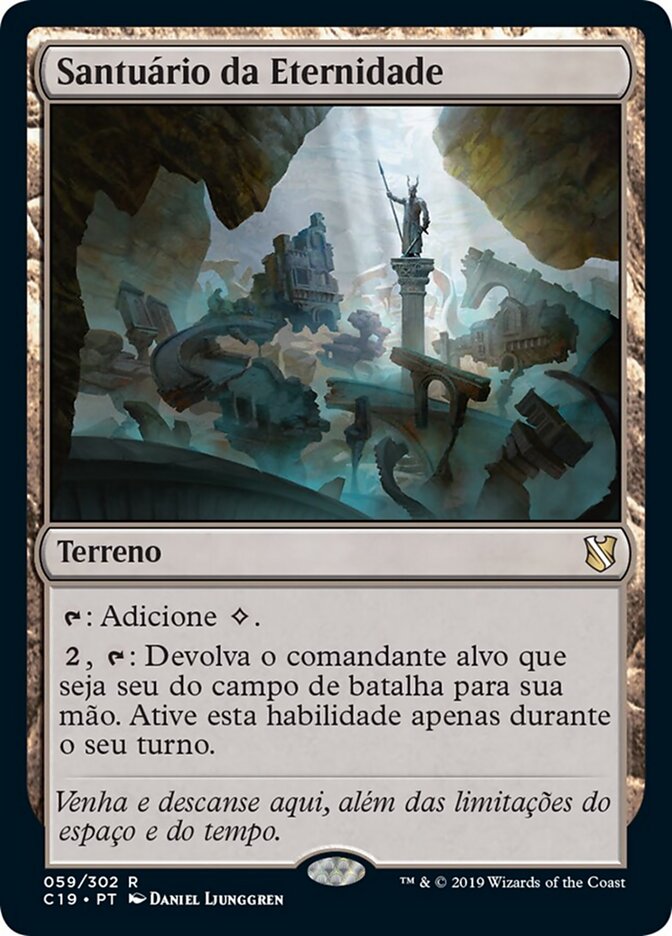 Santuário da Eternidade - Commander 2019