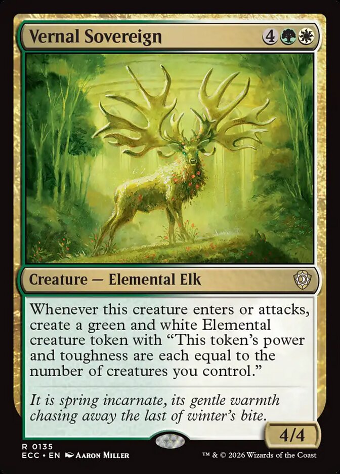 Vernal Sovereign - Lorwyn Eclipsed Commander