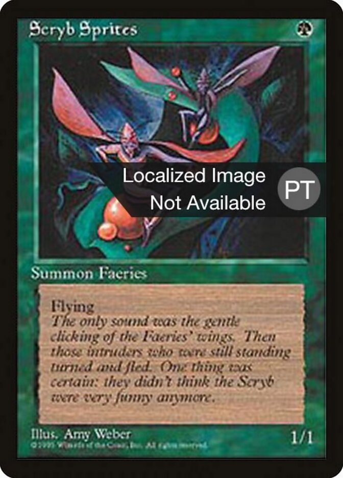 Sílfides da Scryb - Fourth Edition Foreign Black Border