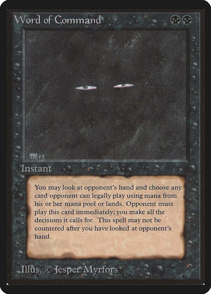 Word of Command - Limited Edition Beta