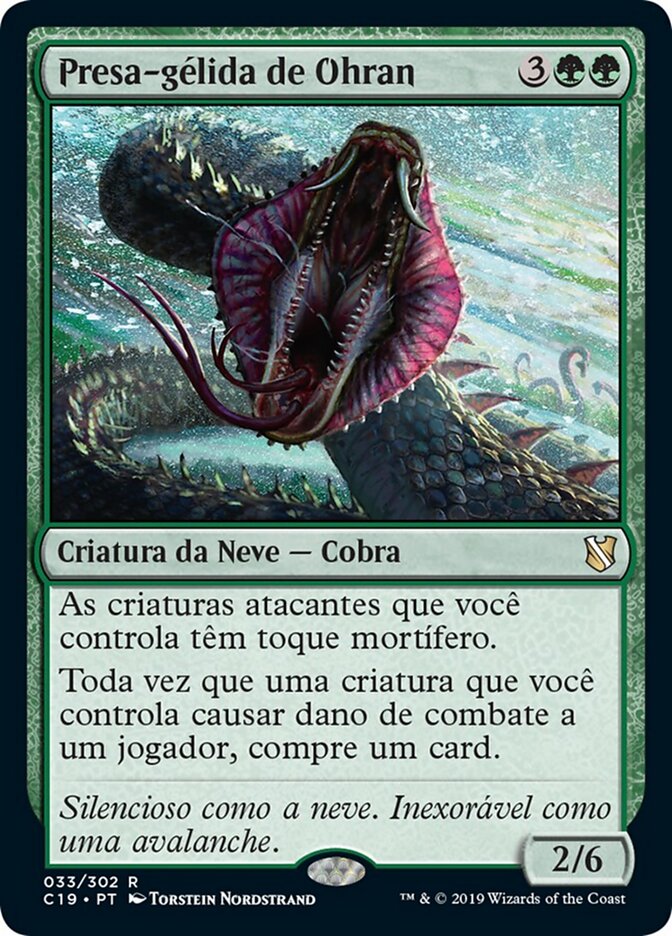 Presa-gélida de Ohran - Commander 2019
