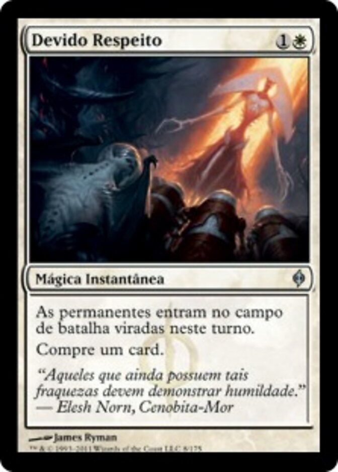 Devido Respeito - New Phyrexia
