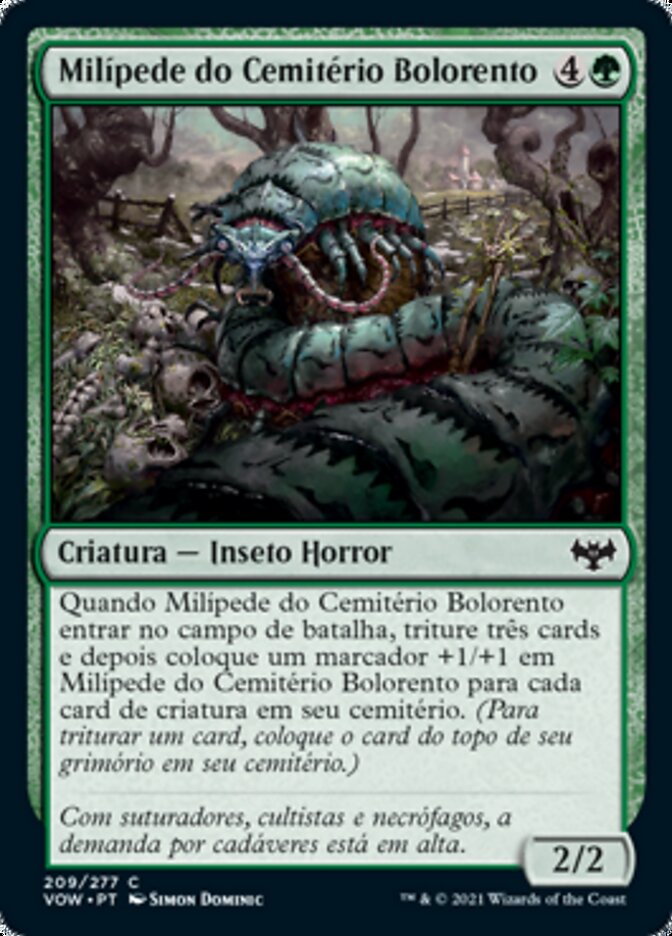 Milípede do Cemitério Bolorento - Innistrad: Crimson Vow