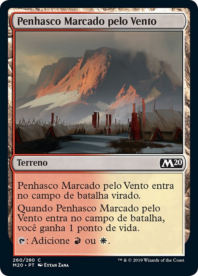 Penhasco Marcado pelo Vento - Core Set 2020