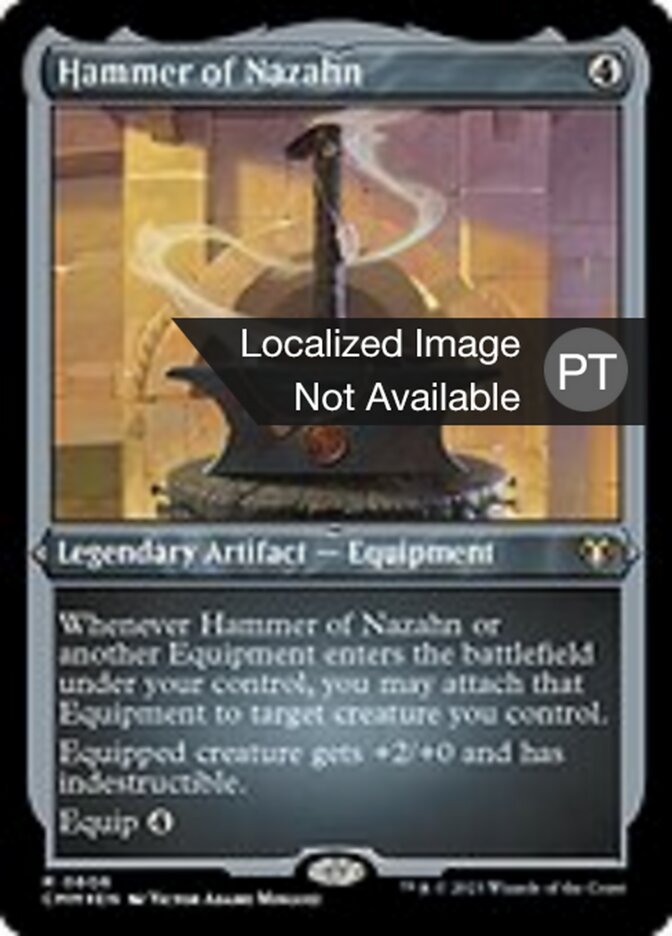Martelo de Nazahn - Commander Masters
