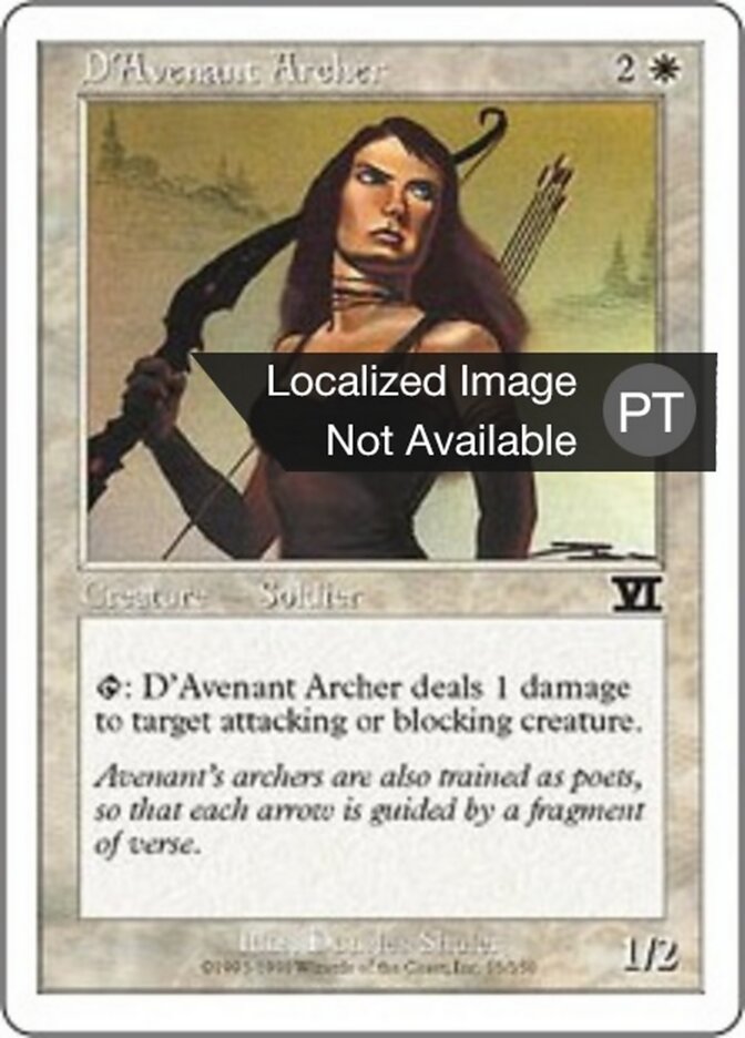 Arqueiro DíAvenant - Classic Sixth Edition