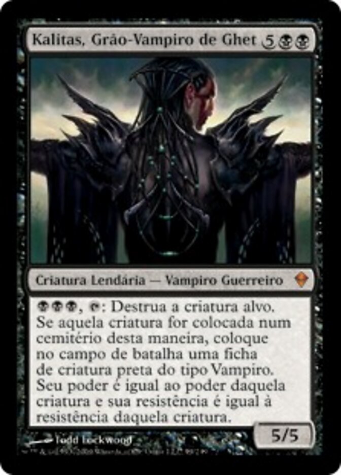 Kalitas, Grão-Vampiro de Ghet - Zendikar