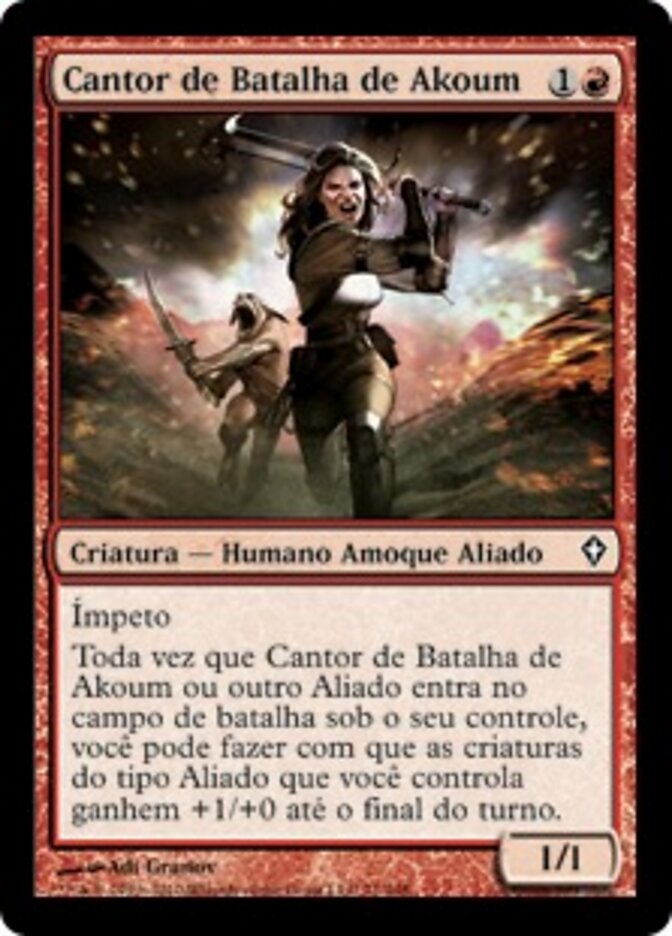 Cantor de Batalha de Akoum - Worldwake