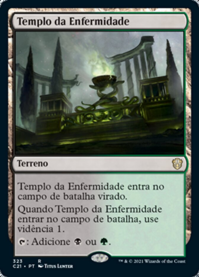 Templo da Enfermidade - Commander 2021